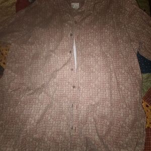 LLBean Button down short sleeve, XXL Tall